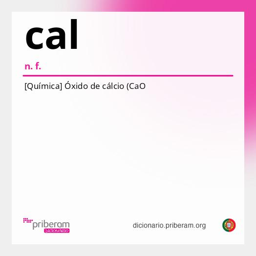 Significado de cal